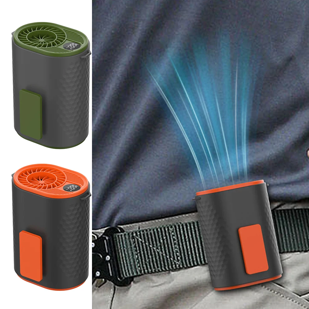 

Portable 5 Speed Neck Fan with Rechargeable 3000 mAh Battery Lightweight Wearable Air Cooler for Outdoor Activities