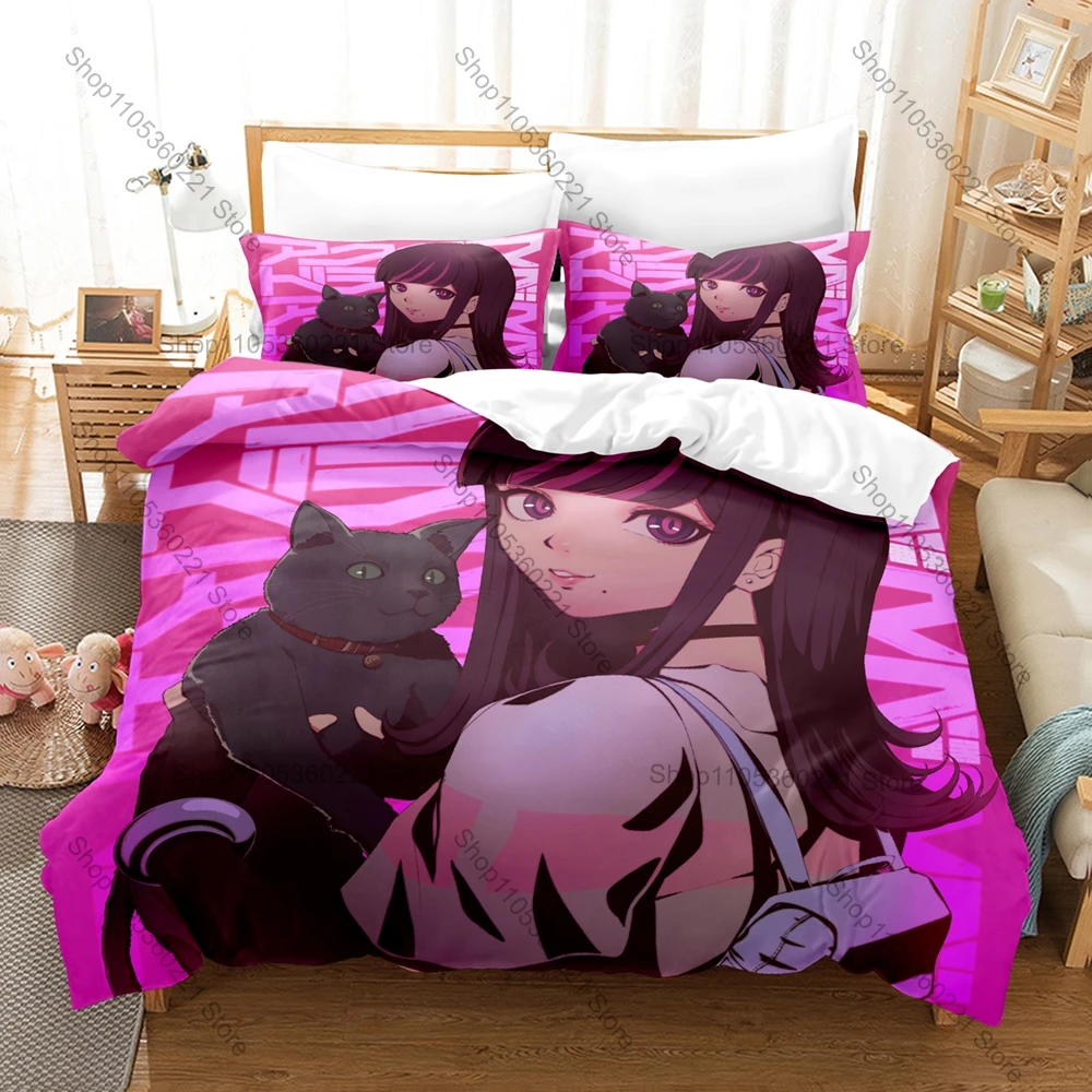Personality Akudama Drive Bedding Set New 3D Printed Anime Duvet Cover Set Soft Comfortable Bed Cover Home Decor