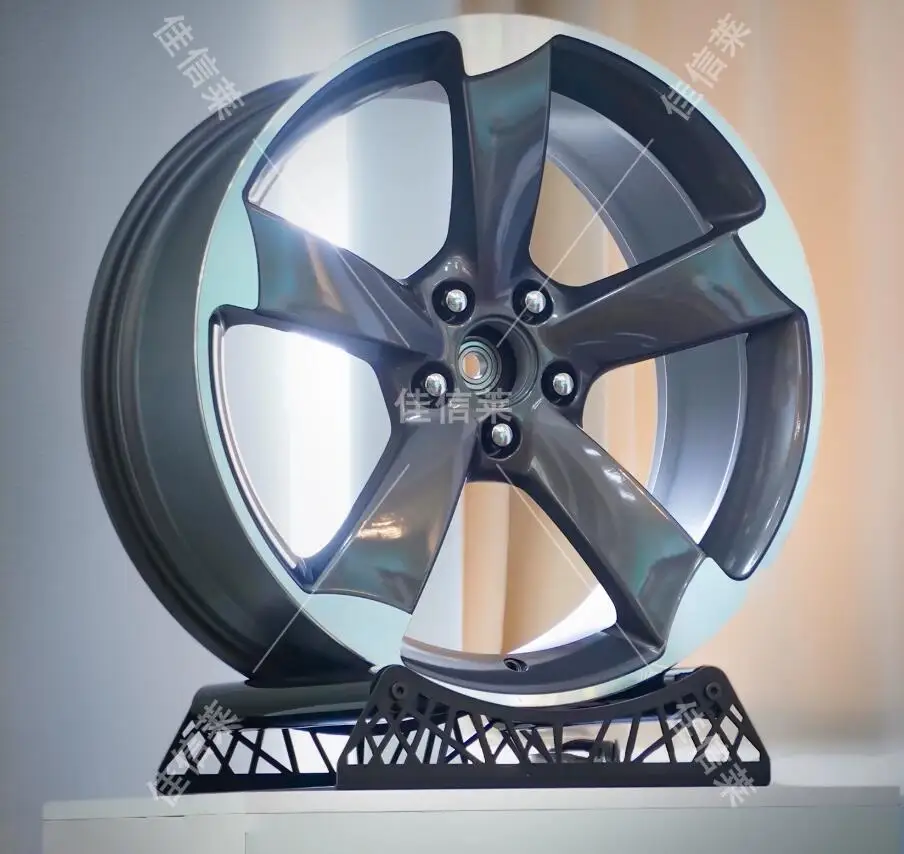 Automobile wheel hub display stand fixed bracket wheel hub booth swing table refit wheeled display stand