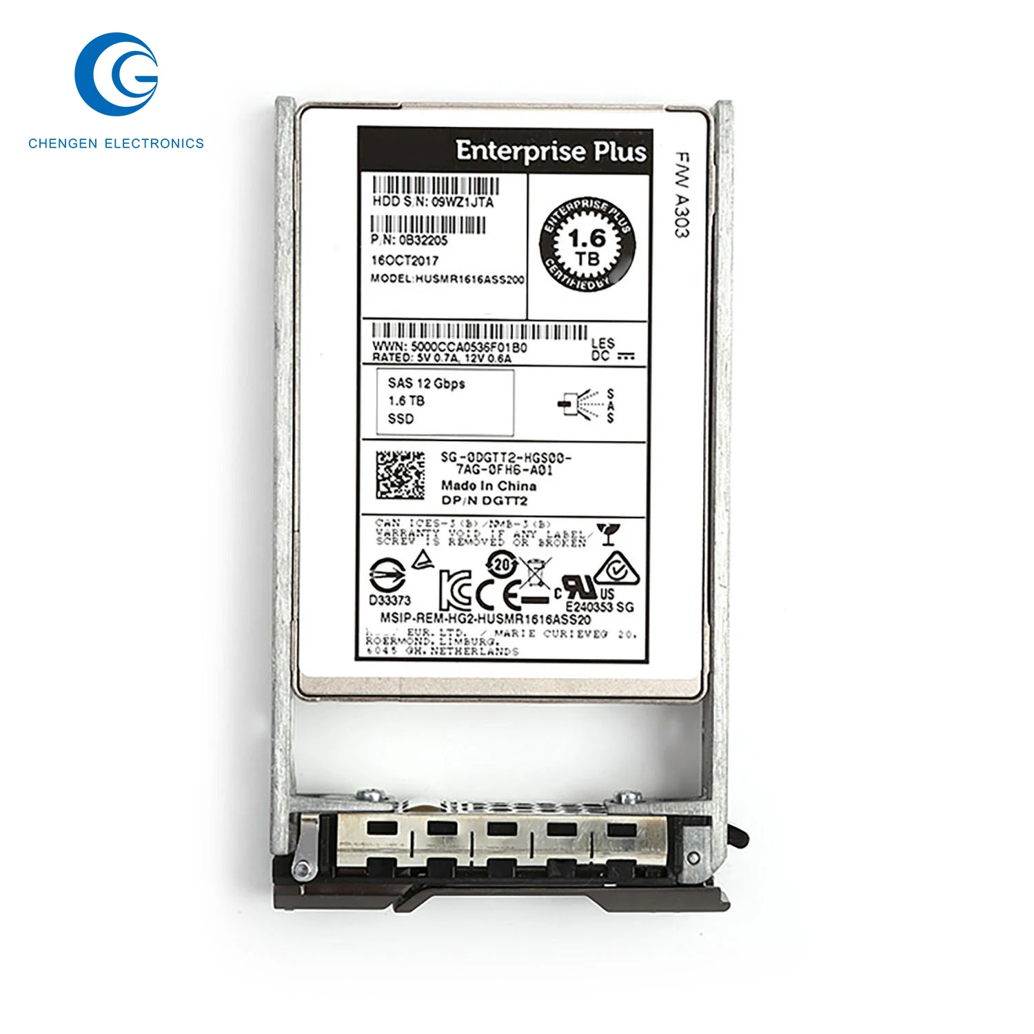 

Compellent Dgtt2 Hitachi 0B32205 Husmr1616Ass200 1.6Tb 12Gbps 2.5" Hdd