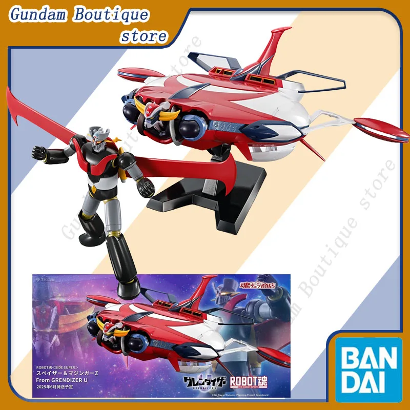

Bandai Genuine THE ROBOT SPIRITS Spacer&Mazinger Z From GRENDIZER U UFO Anime Action Figure Robot Collectible Model Toy Gift Kid