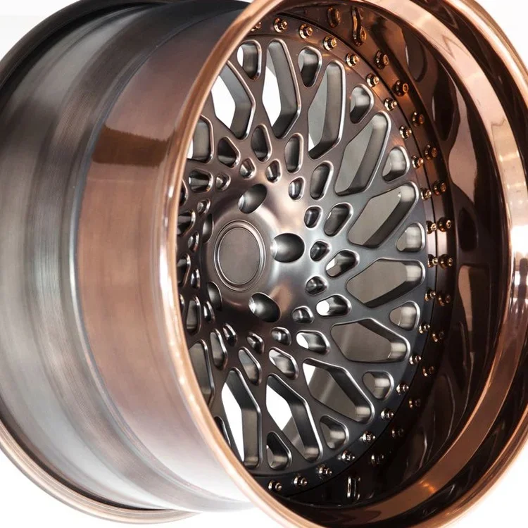 Customized Wheel Brushed Bronze Polished Forged Wheels 2/3-piece Deep Lip Concave Dish Rims For Gtr Gr Super A80 A90 Skyline