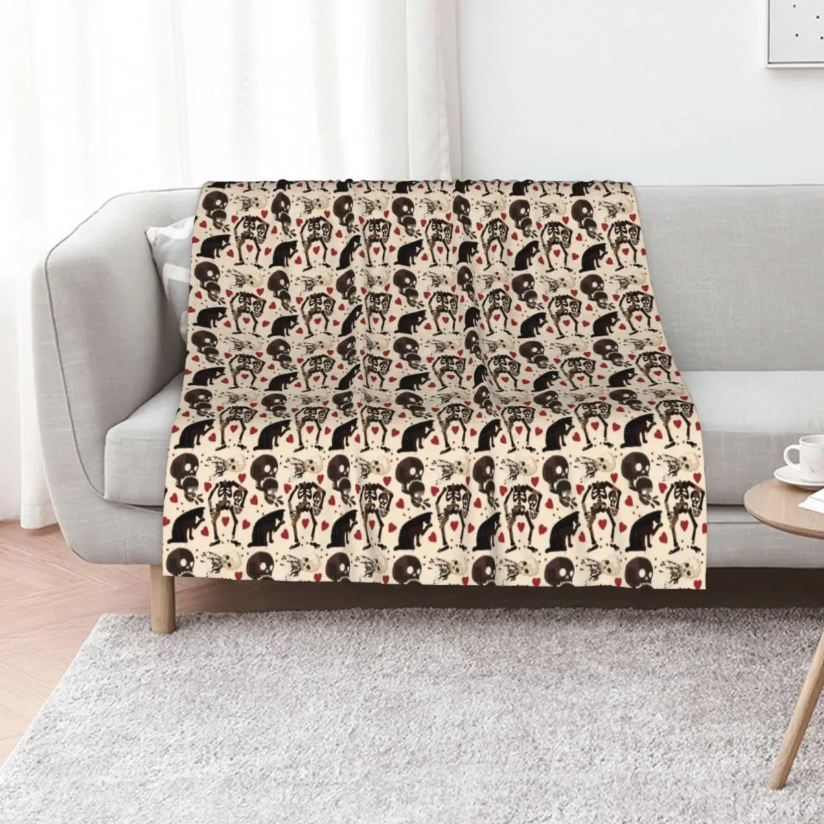 

Our Flag(s) Mean Death Throw Blanket Personalized Gift Cute Plaid Luxury Thicken Picnic Blankets