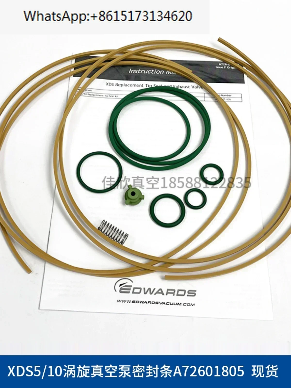 nXDS35i/XDS5/10/15/20/100 scroll pump strip bearing repair kit