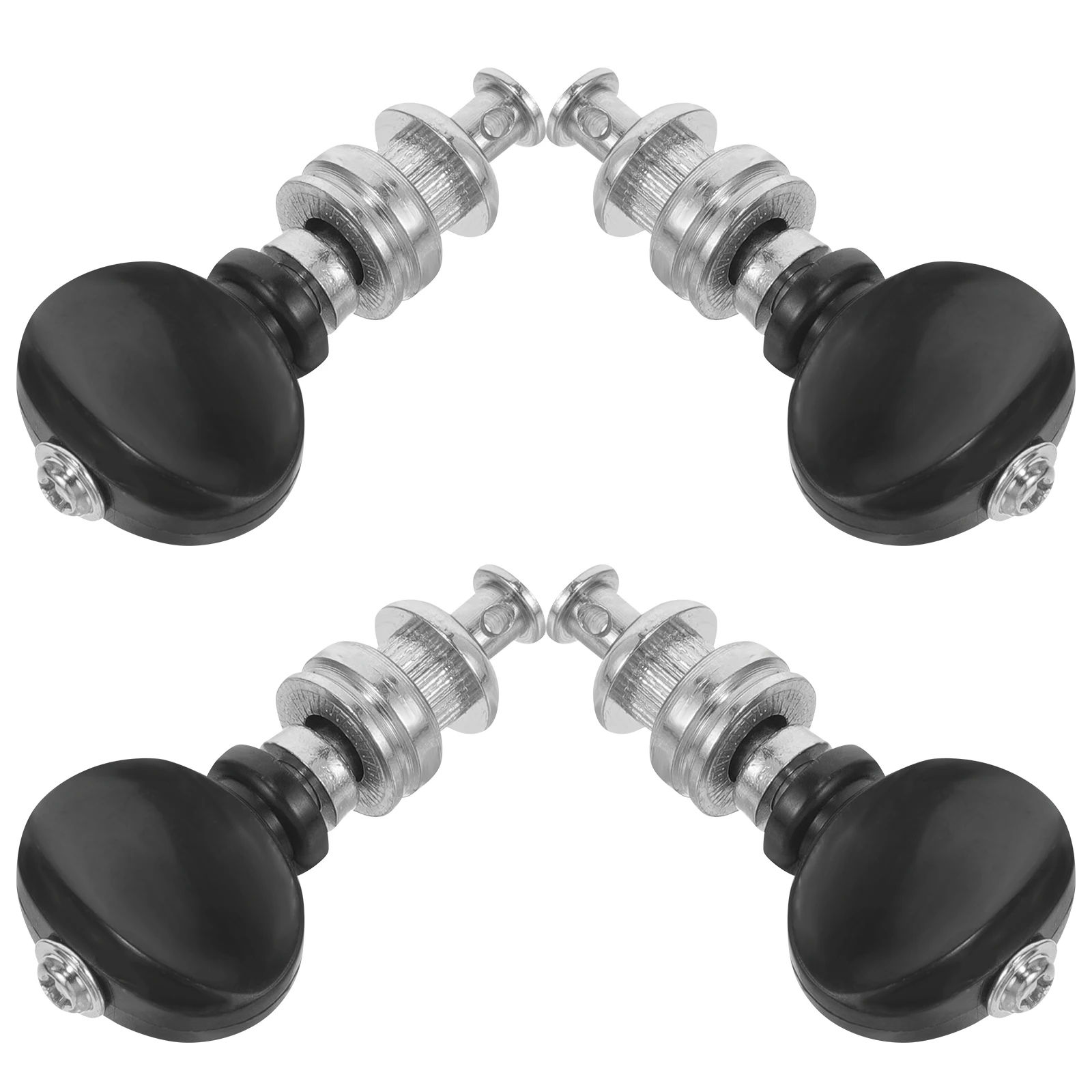 

4 Pcs Tuning Knob Small Ukulele Pegs Instrument Guitar Abs for Musical Instruments Mount Tuners