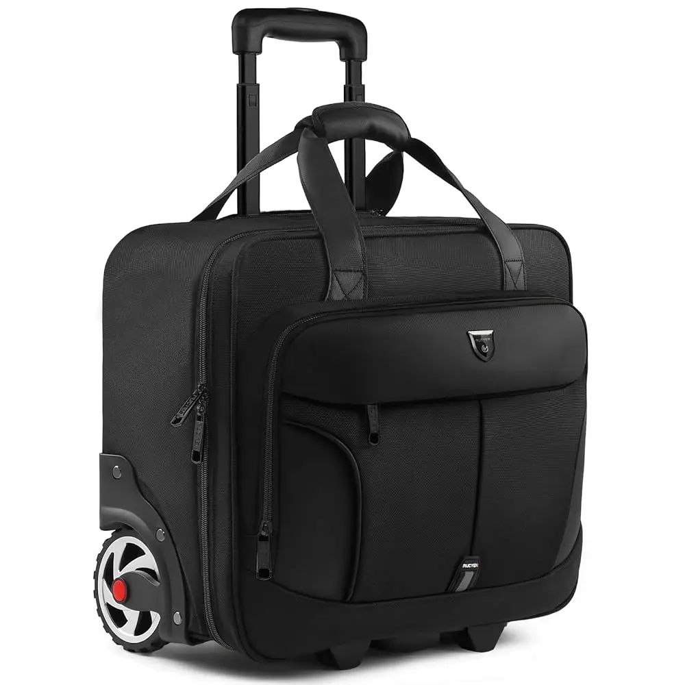 

Free ShippingFree ShippingRolling Laptop Bag,Rolling Briefcase for Men & Women,Laptop Briefcase on Wheels,Carry On Bag for Busin