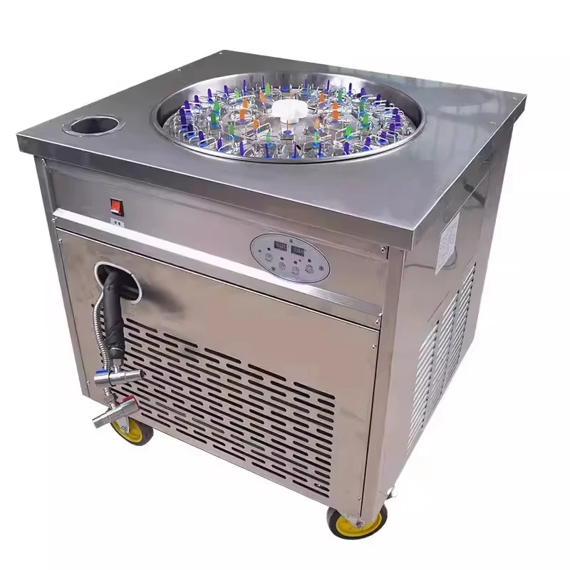 Commercial Rotating Popsicle Machine, Quick Freezing Household Fruit Ice Cream Machine