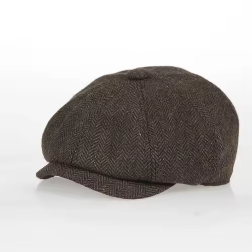 Kids Vintage Beret Cap,  Cute and Stylish Children's Newsboy Ca Retro and Tweed Newsboy Hat for Children - Image 9