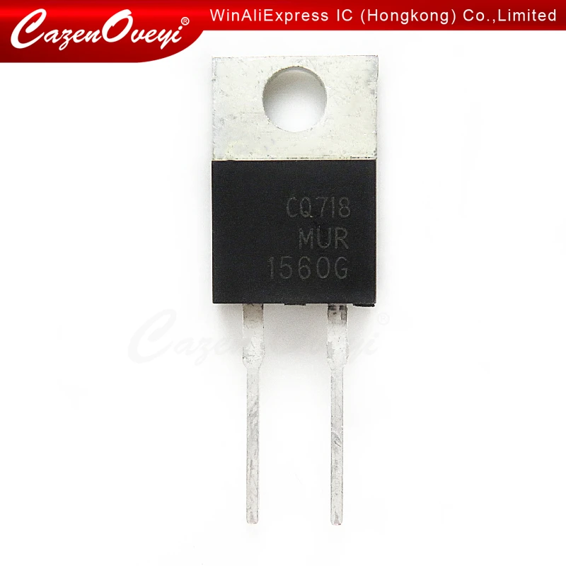 10 pçs/lote MUR1660CT MUR1660 MUR1560G MUR1560 TO-220 Em Estoque