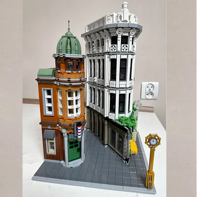 MOC-185070 Street View Series Flatiron Building Blocks DIY Model Assemble Bricks Puzzle Toys Children Christma Gift 4049PCS