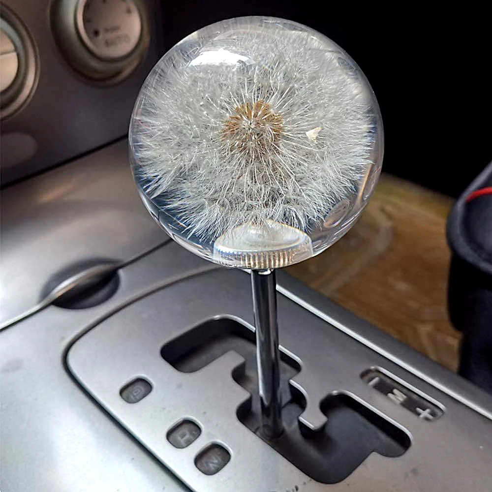 

1pc Creative Dandelion Car Modified Gear Head Manual Transmission Automatic Transmission Universal Version
