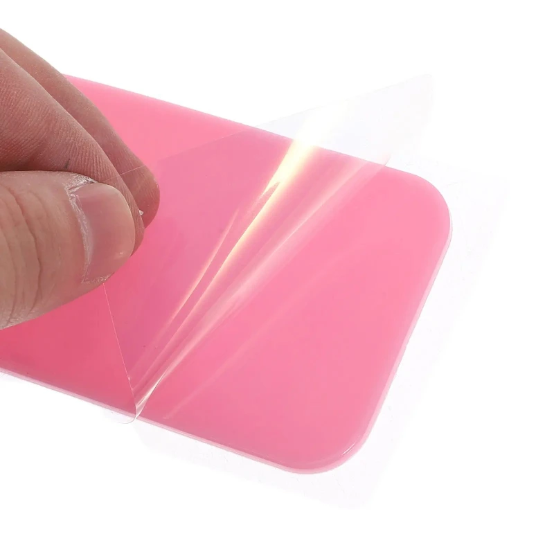 1Pcs Reusable Silicone Eyelash Extension Pads Rectangle Lash Grafting Pallet Soft Lash Positioning Stickers Transparent