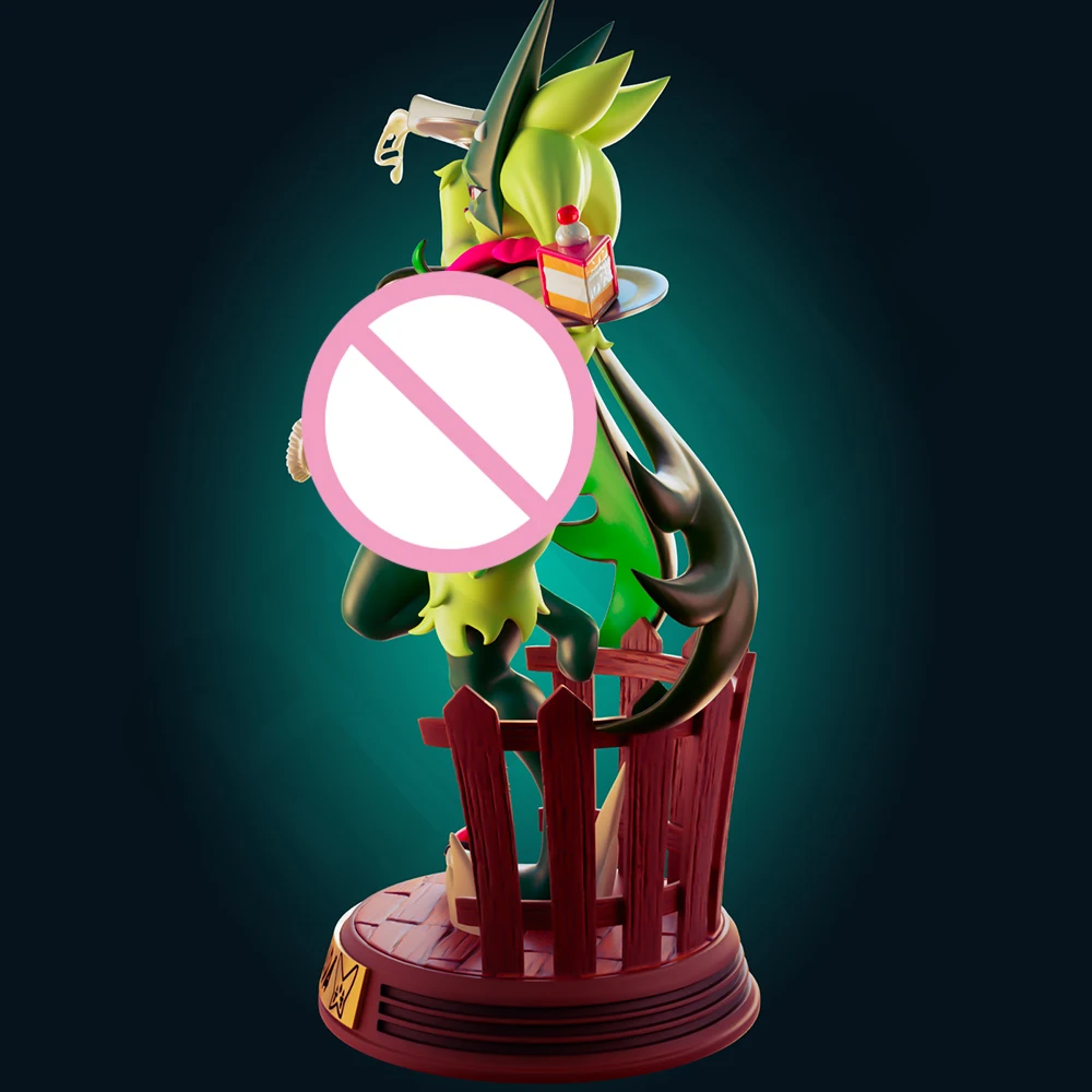 1:24 FUTA oficial Rhu máscara de gato mucama NSFW Kit de juguete de resina con estampado 3d Gk estatuilla sin pintar Diy estatua sin montar figuras modelo Juguetes