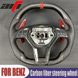 Carbon Fiber Steering Wheel for Mercedes Benz W176 W246 A-Class C-Class W204 C117 C218 X218 W212 C207 A207 X156 Customized