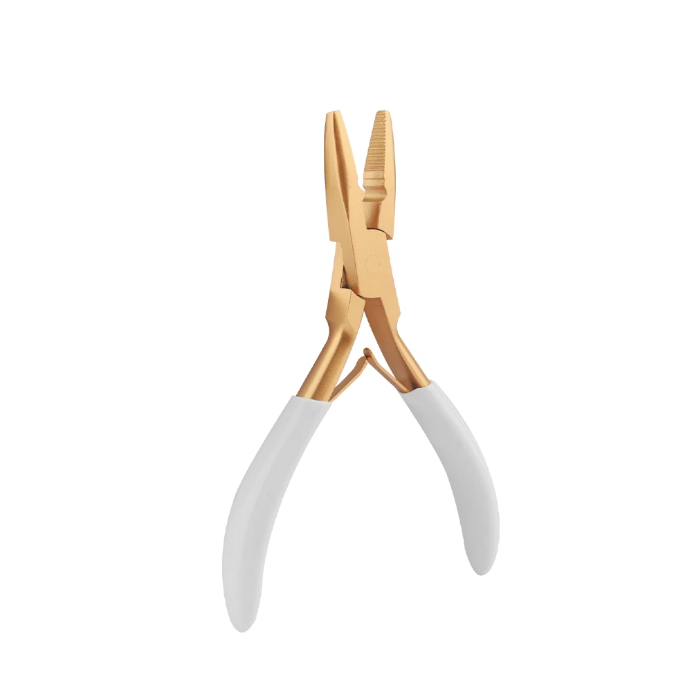 

Щипцы-удлинители Lanshii Nano/Micro Bead — нескользящая зубчатая губка для обжима и открытия микроколец