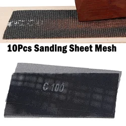 10PCS Mesh Sanding Discs Anti-Clogging Sanding Sheet Mesh Sanding Sandpaper Screens Plaster Metal Polishing Sanding 60-600 Grit