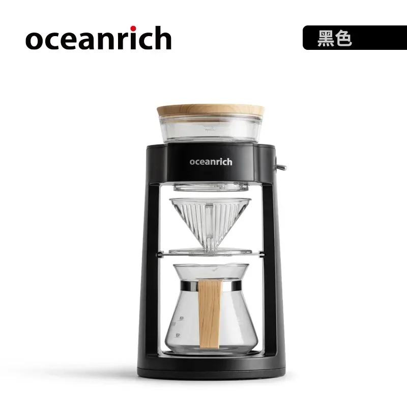 Automatic Rotating Coffee Grinder Retro Double-layer Insulation Manual Coffee Machine Steel Core