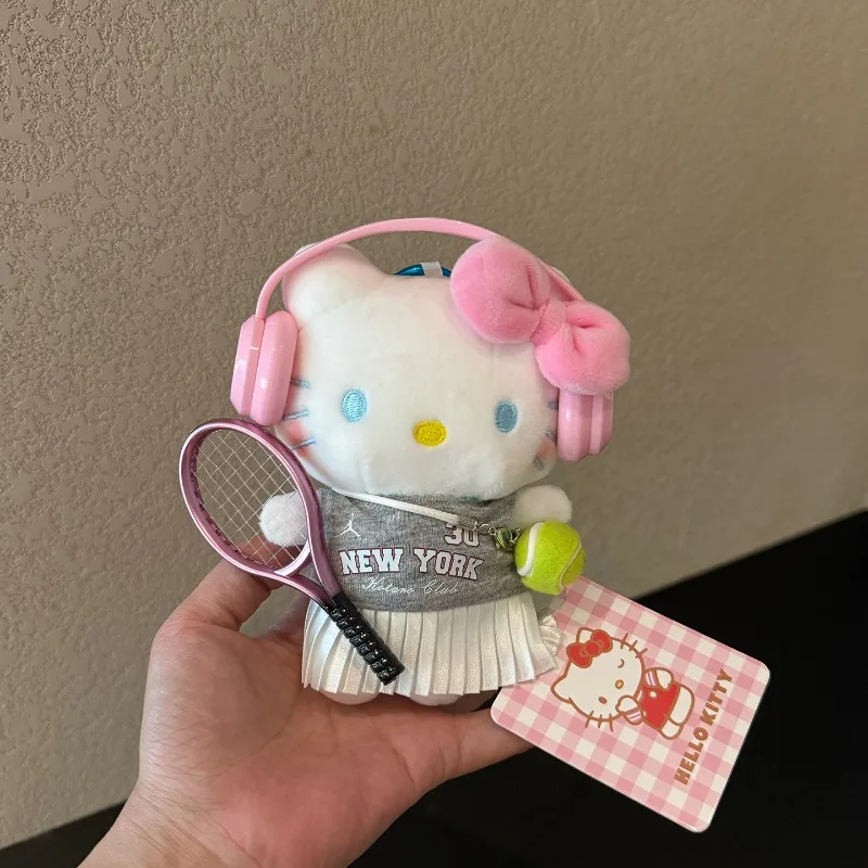 جديد Kawaii سانريو أنيمي هواية مرحبا كيتي عروسة كارتون المفاتيح زوجين على ظهره معلقة حلية هدية عيد ميلاد