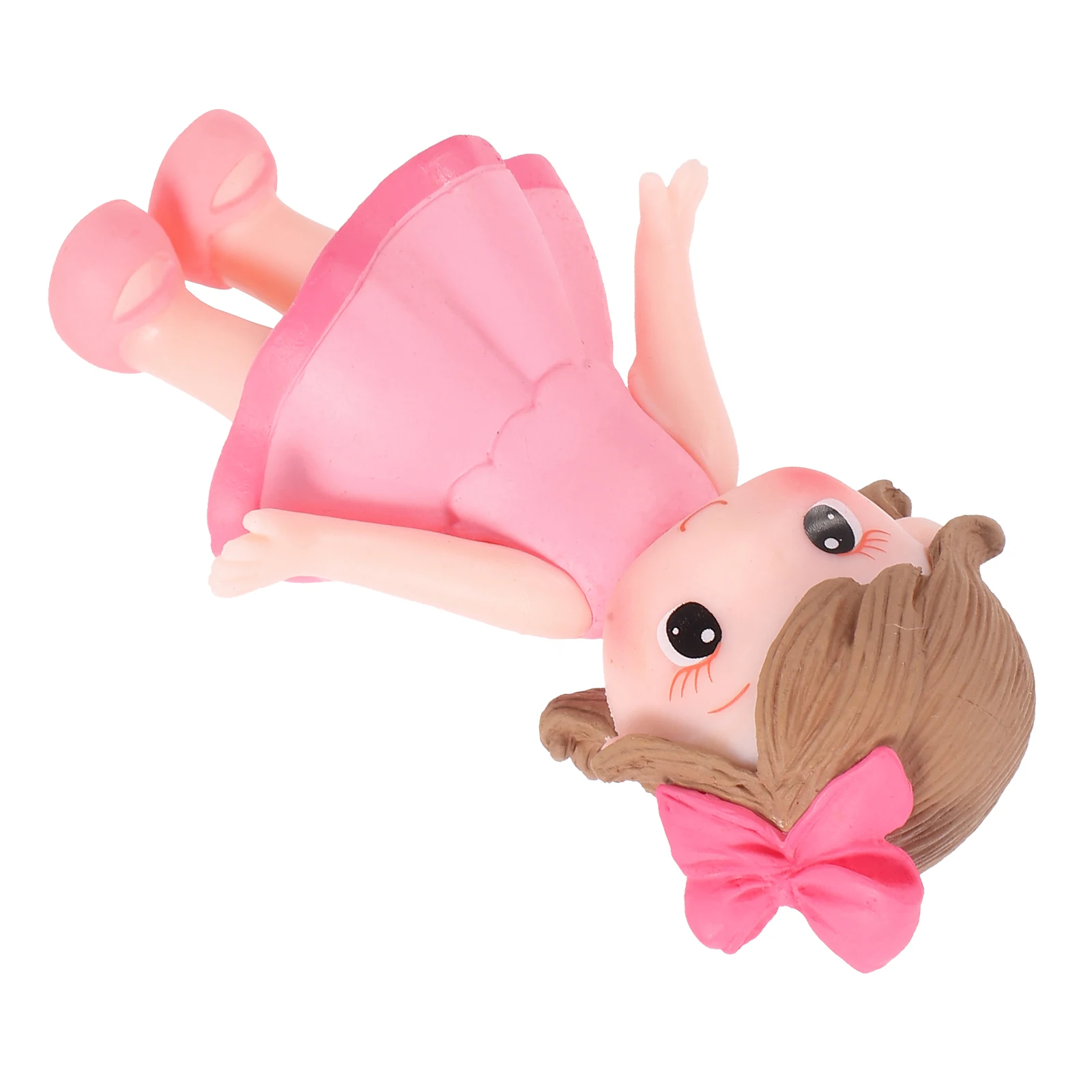 

Ceramic Pink Girl Princess Cake Decor Adorable Resin Ornament Birthday Party Decoration Home Accessory Cake Decor