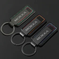 Alloy Keychain Holder Key Ring Gift Auto KeyRing Pendant Keys for Opel MOKKA Logo J H G Corsa D Buckle Car Styling Decoration