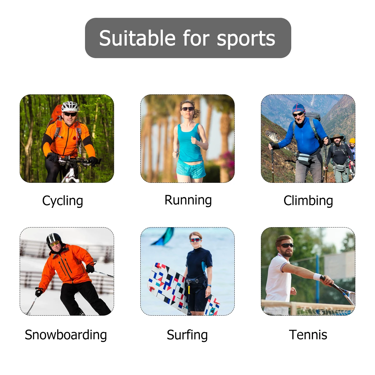 4 قطع من حبل النظارات الاحترافي، حامل نظارات أنيق للأنشطة الخارجية، نظارات شمسية للقراءة باللون الأحمر والأزرق والأسود والأبيض