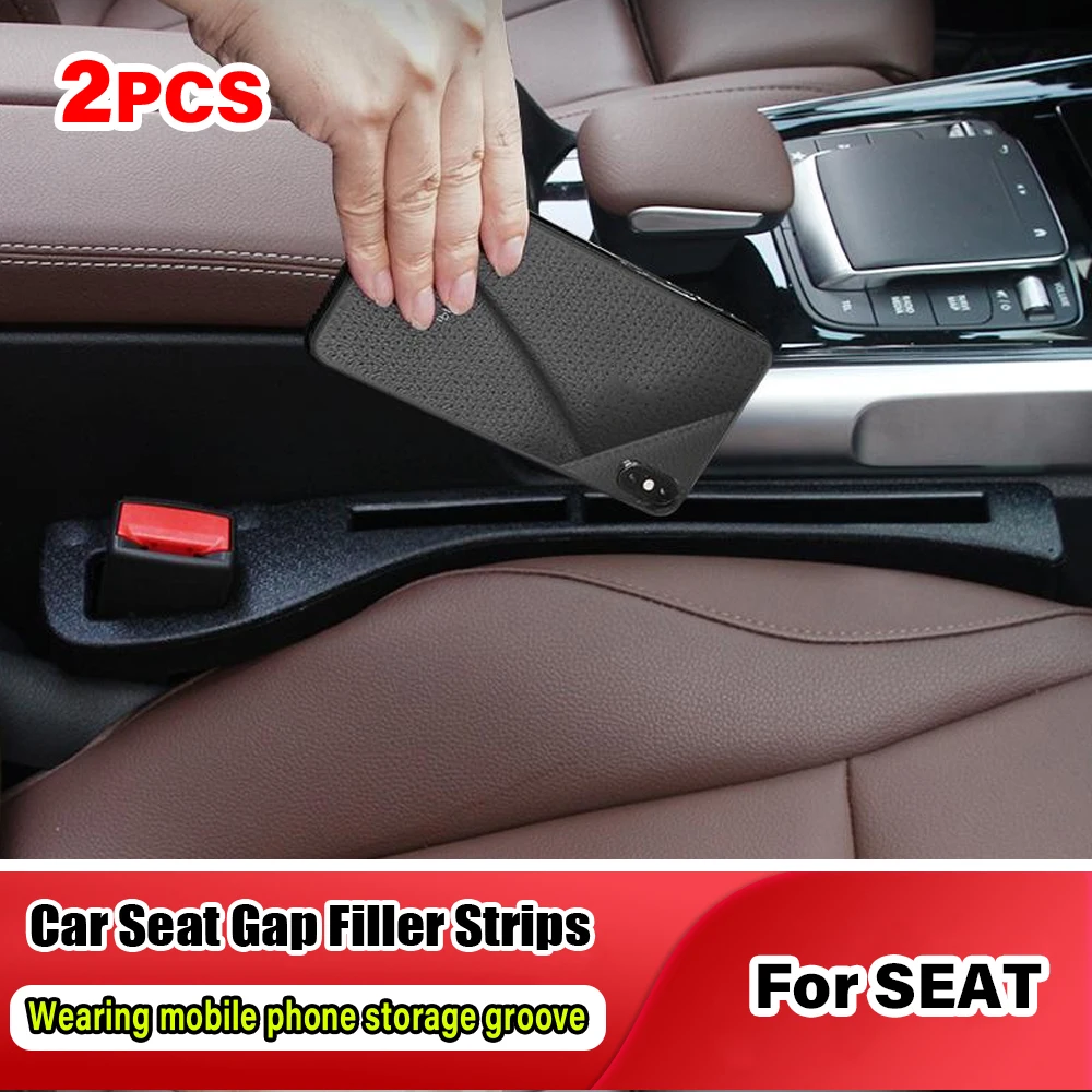 Car Seat Gap Storage Filler Side Seam Plug Strip Leak-proof Filling Strip Stowing Tidying Accessories For SEAT Cupra Ateca Leon