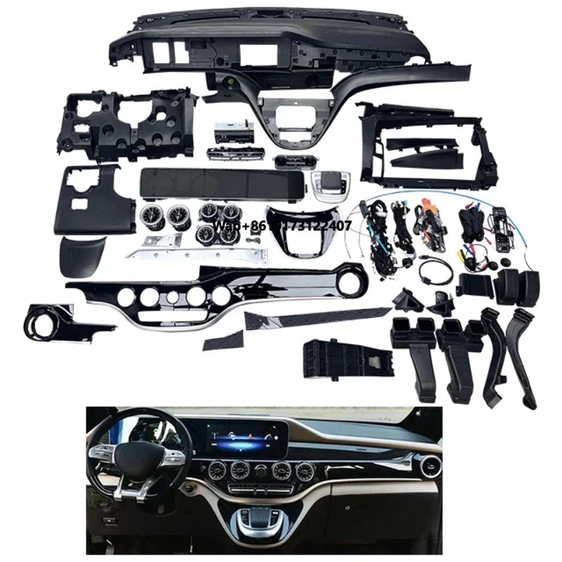 VITO V250 V260 W447 Center Console Dashboard Navigation Large Screen Large Screen Accessories Retrofit VITO Upgrade V