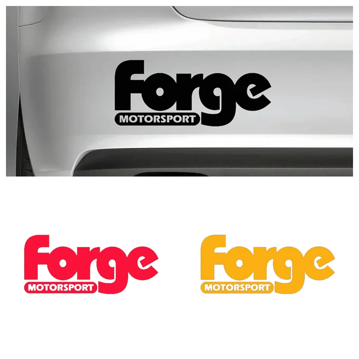 

Motorsport Modeling Forge Car Stickers Auto Vinyl Film Decals Car Bumper Windows Motorcycle Walls Car Accessories