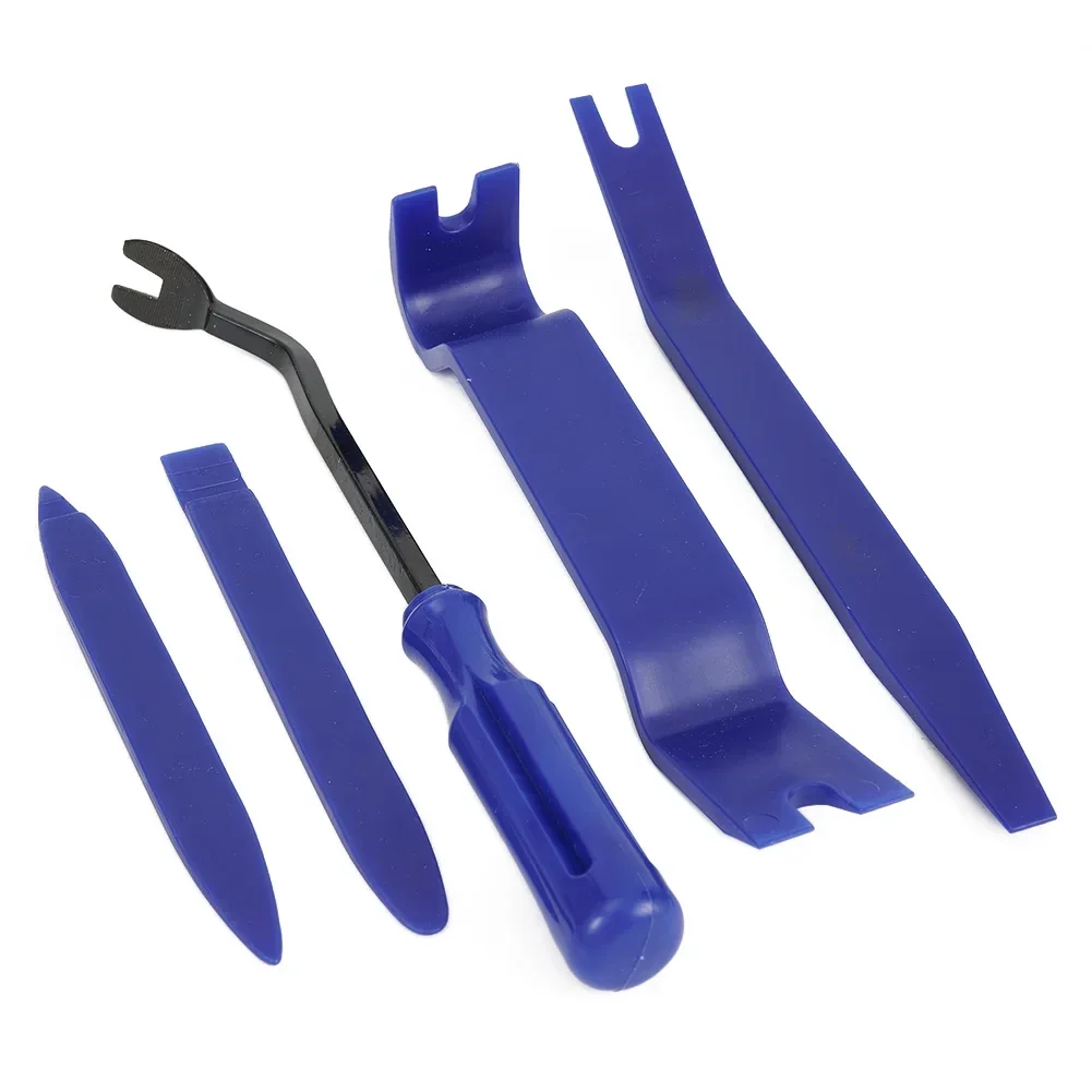 5pc Multifunctional Car Audio Trimming Removal Tool Kit Wrech Set Door Panel Remover Fastener Auto Dashboard Plastic Hand Tools