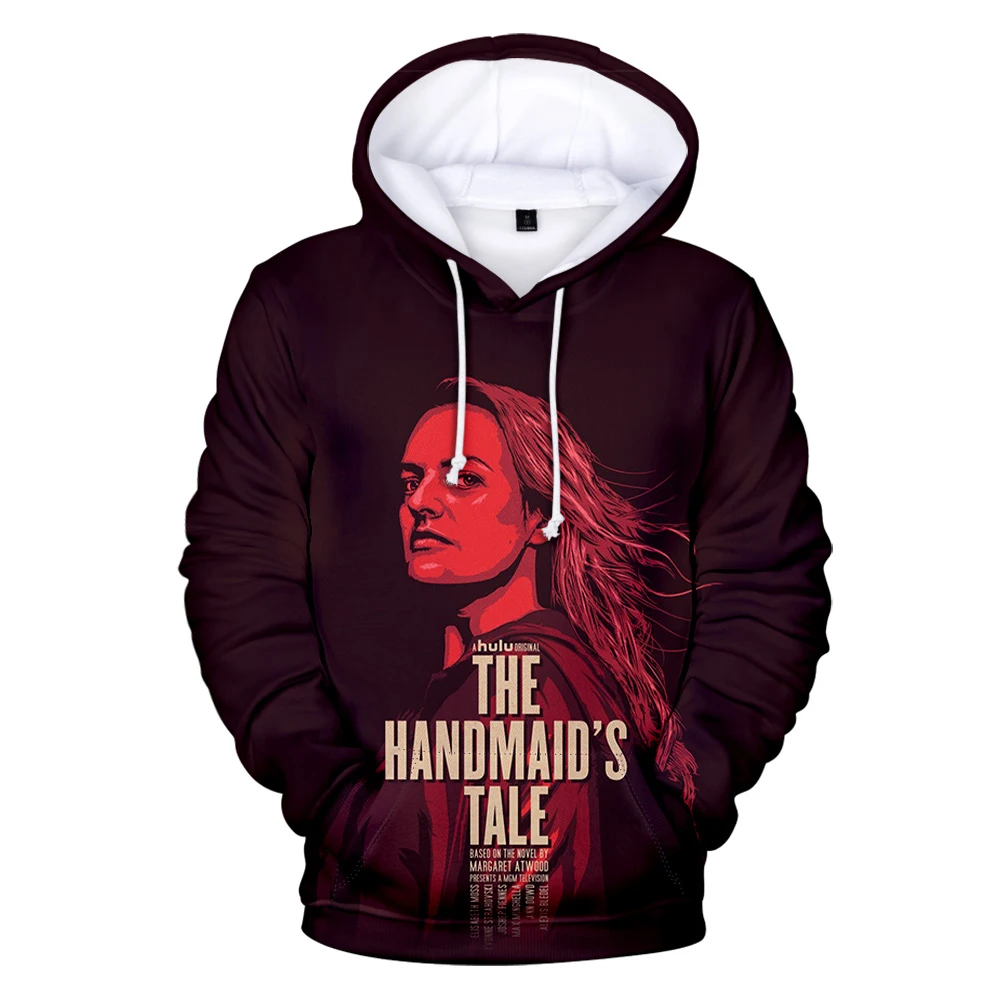 Handmaid's Tale Hoodie Unisex Long Sleeve Woman Man Hooded Sweatshirt  New American Television 3D Clothes