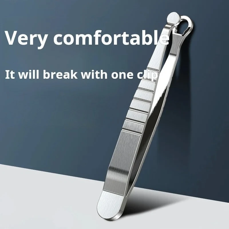 

Travel Portable Sharp Nose Hair Cleaning Tool 1Pc Stainless Steel Manual Round Head Nose Hair Clip