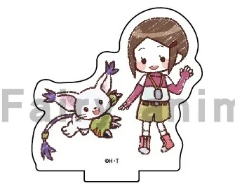 Anime Digimon Adventure Mini Action Figure Doll Wormmon Hawkmon Armadimon Tailmon Acrylic Stand Model Cosplay Toy for Gift