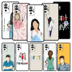 Phone Case For Xiaomi Redmi Note 14 13 12 5G 11 10 Pro Plus 4G 9S 9 14C 13C 12C 10C 9C 9A Cover Doctor Nurse Medical Medicine