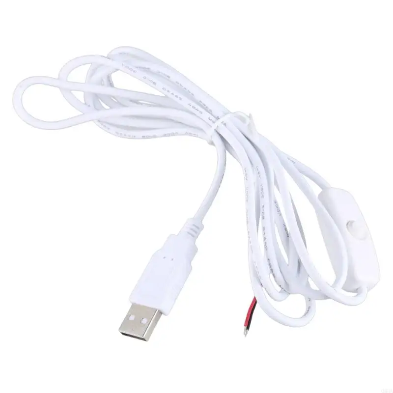 066A USB -мужская вилка до 2pin bare Cable USB мужская вилка до 2PIN Bare Wire Cogtail Open