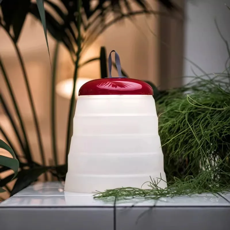 

LED dining table camping foldable outdoor lantern table lamp