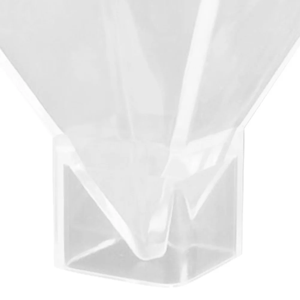 Pyramid Shape Mold Silicone DIY Resin Casting Mold Reusable Clear Flexible for Desktop Ornament Making Epoxy Crafts Beginners