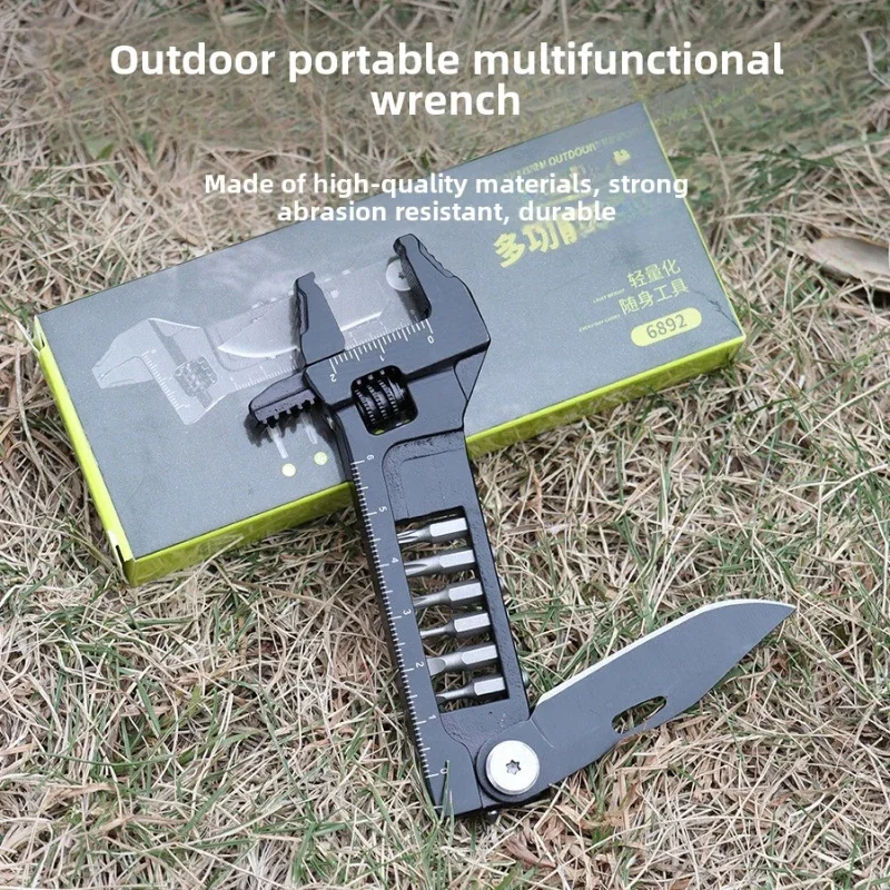 Outdoor multi-function pliers camping multi-tool multi-function wrench folding screwdriver combination