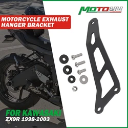 MOTO4U For Kawasaki ZX-9R ZX9R 1998 1999 2000 2001 2002 2003 Aluminum Exhaust Hanger Exhaust Bracket Accessories Muffler Support