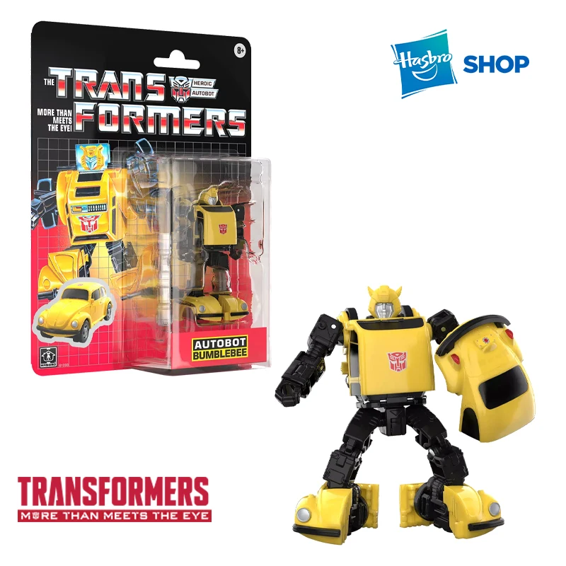 Novos Hasbro Transformers Retro: Figuras de ação G1 Autobot Bumblebee