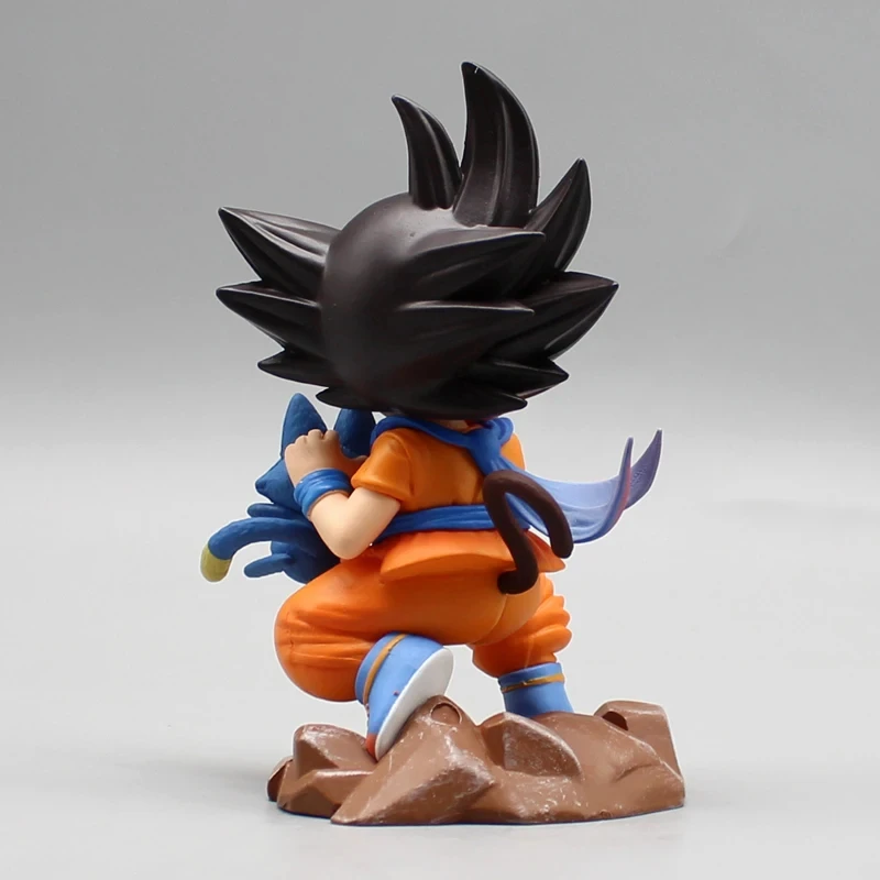 15cm Dragon Ball Figure Goku Figures Childhood Goku Embrace Pura Series Model PVC Collection Decoration Statue GK Christmas Gift image 5