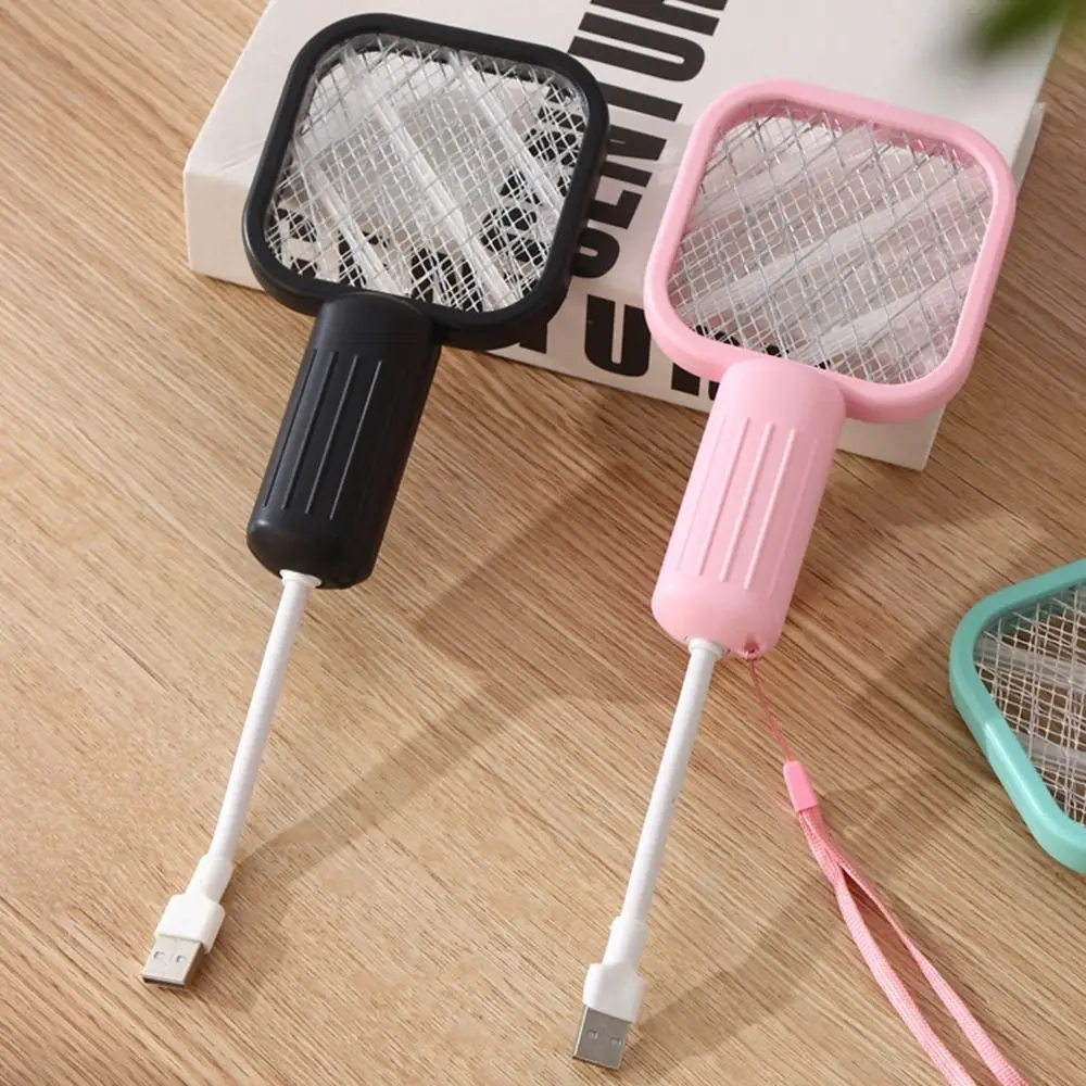 

Compact Mini USB Mosquito Swatter UV Light Security Net Insect Racket Electric Shock Portable Fly Bug Zapper Camping