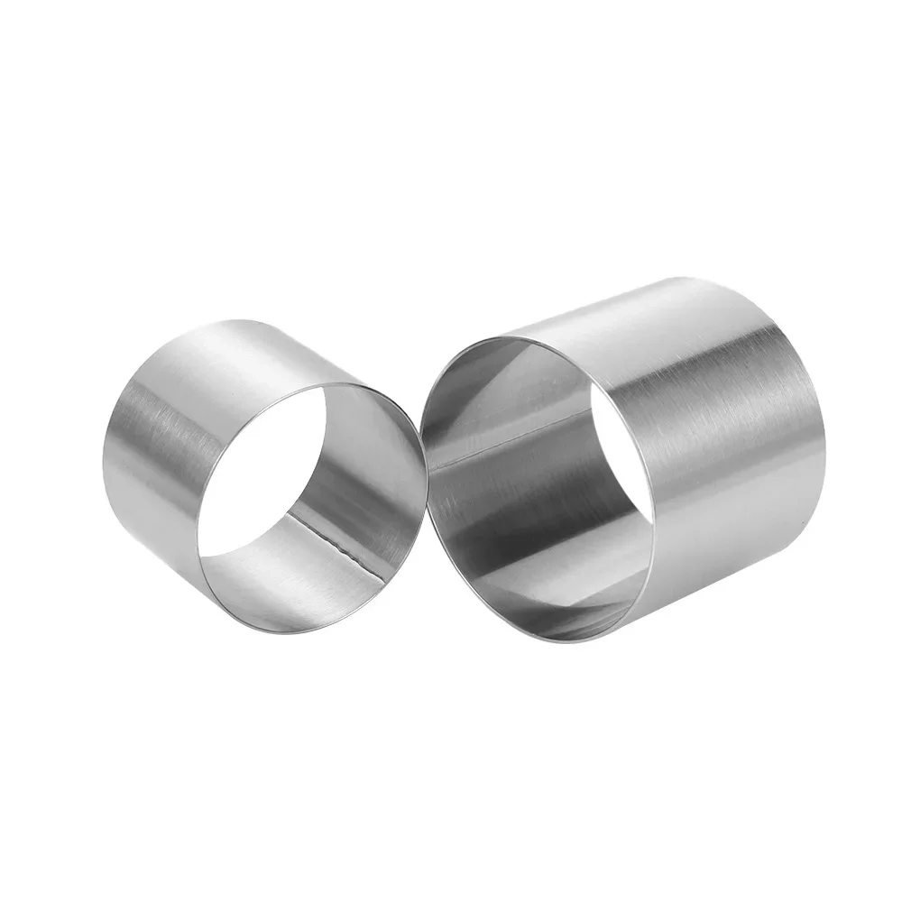 

1Pc Mini Round Mousse Ring Diameter 5/6/8CM Silver Stainless Steel Bakeware Cake Mold New Decorating Mould DIY Pastry Tool