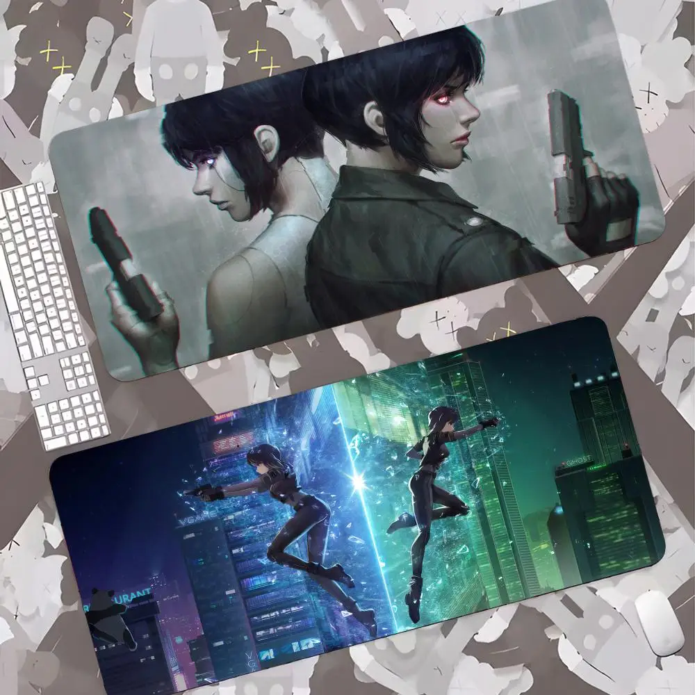 Ghost in the Shell Mouse Pad Gamer Keyboard Mat Pads Gaming Desk Protector Laptops Large Mousepad Cartoon Deskmat