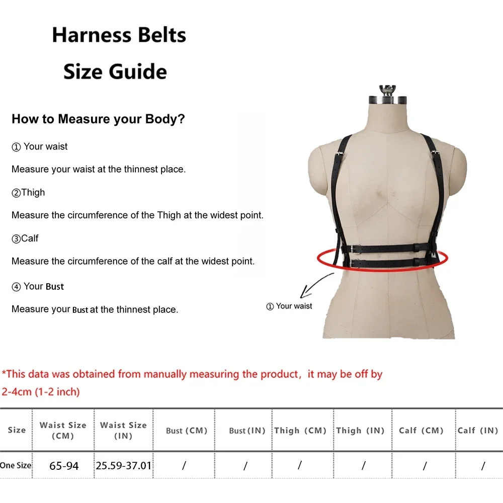 بو الجلود القوطية الحمالات النسائية الحمالات النسائية الحصان تسخير الملابس والاكسسوارات