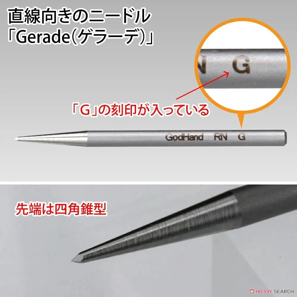 GodHand GH-RN-SET Riegel Needle (Hobby Tool) model kit