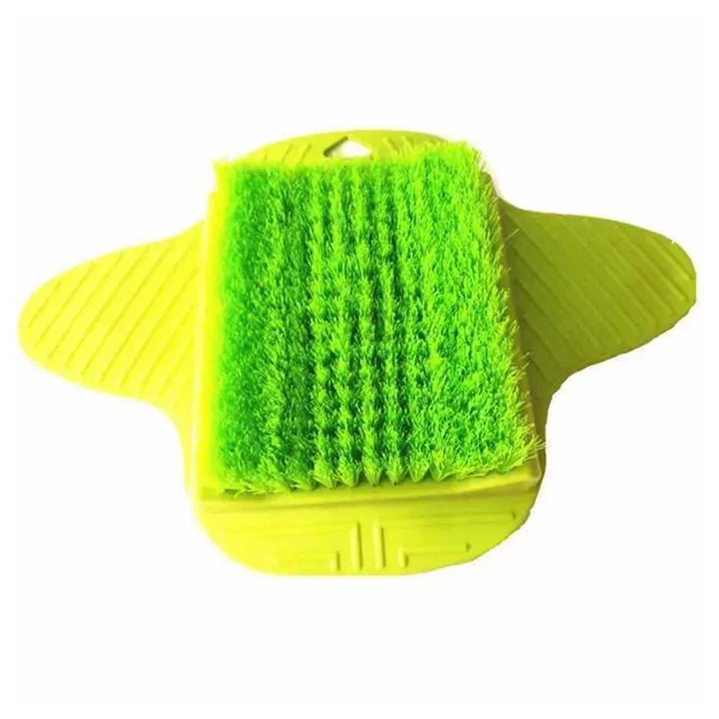 Silicone Foot Brush Massage Slippers Bath Shoes Brush Pumice Stone Foot Remove Dead Skin Shower Foot Scrubber with Sucker