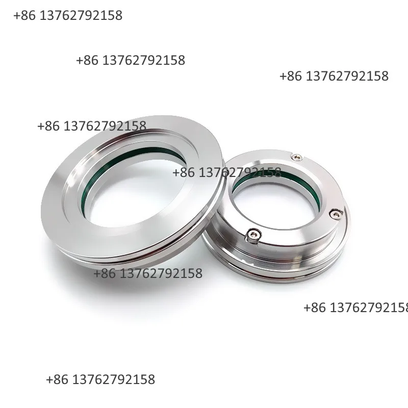 ISO-K High Vacuum Flange Sight Glass ISO60 ISO80 ISO100 Observation Window For Pipeline Reactor Processing Container