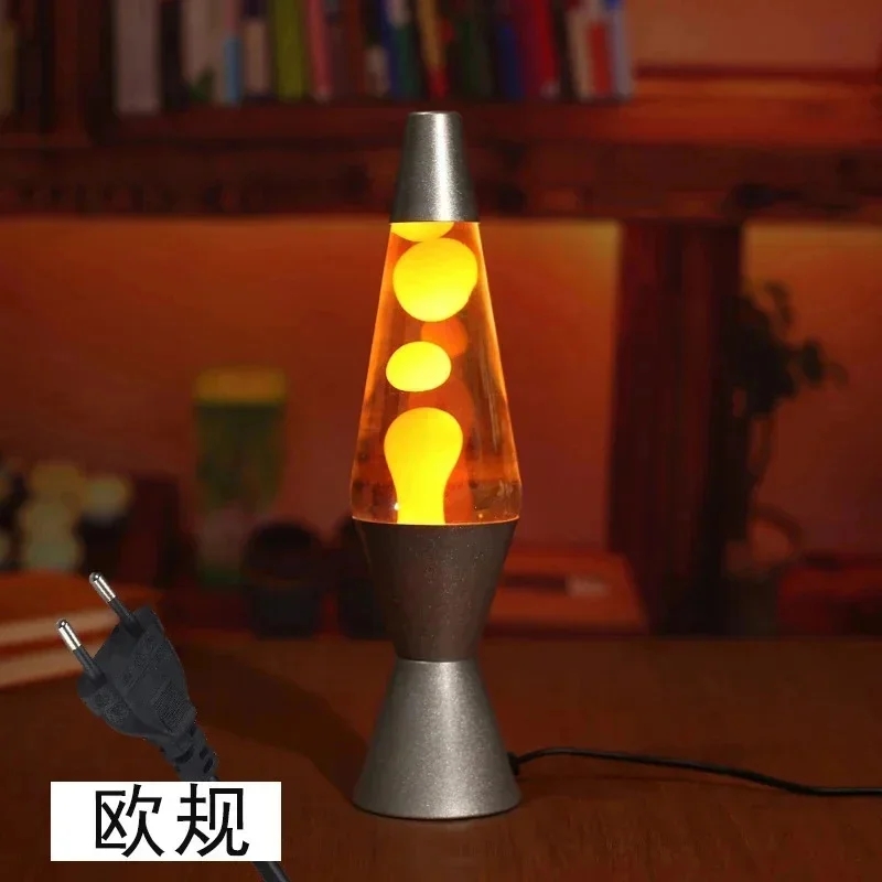Lava Lamp Volcano Cone Bottle Floating Jellyfish Night Light Romantic Home Decor For Bedroom Kids Teen Gifts Halloween Christmas