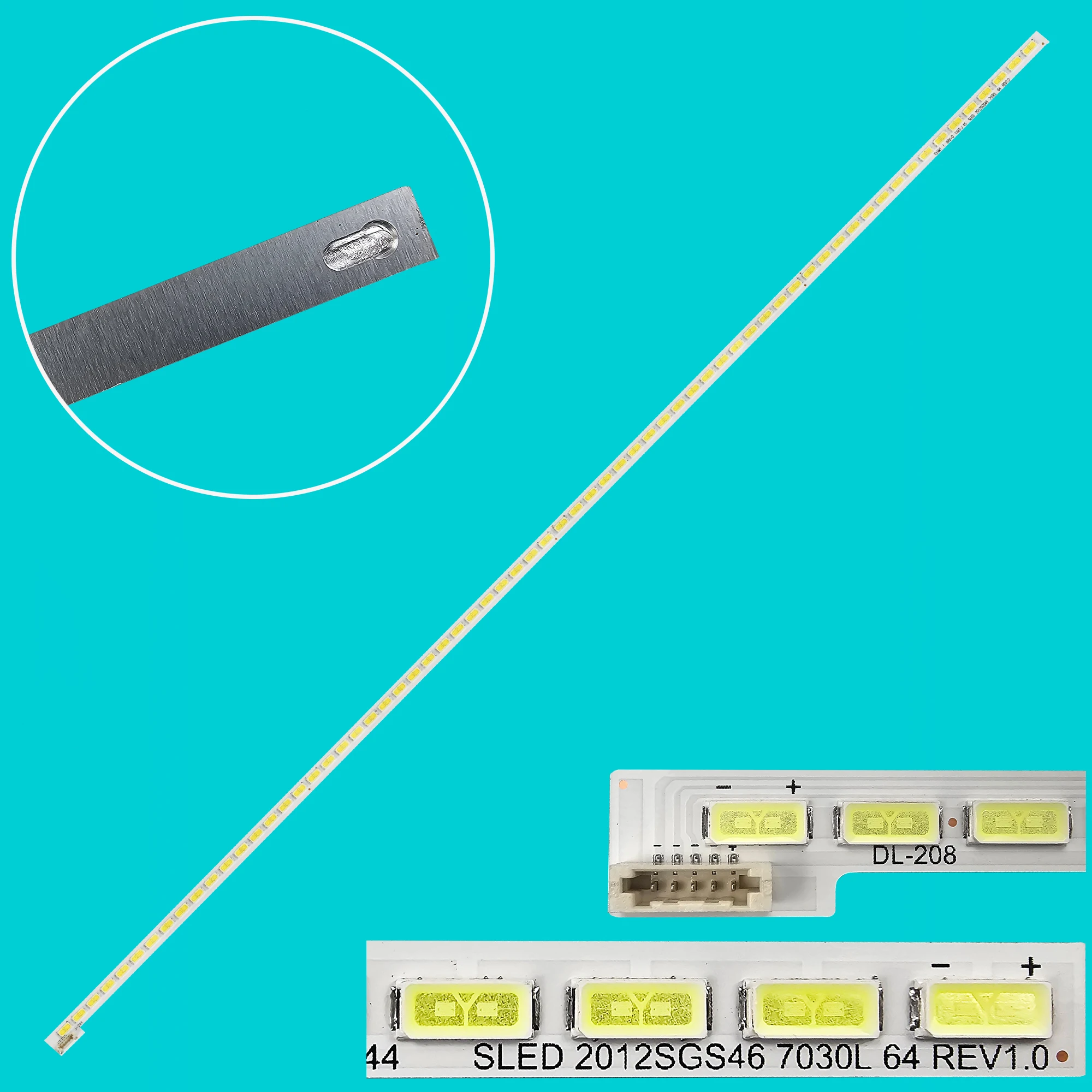 

LED Strip For 2012SGS46 7030L 64 REV1.0 46PFL5007H LA46N71BX LJ64-03471A 46L5200U 46L5200UL BN96-00998A LTA460HW04