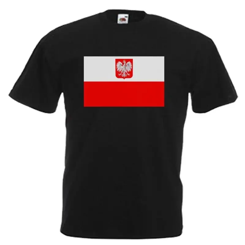 Poland Flag Adults Mens T Shirt 12 Colours Size S 3XL